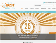 Tablet Screenshot of bestscientificweb.com